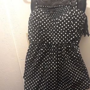Forever 21 polka dot bustier top